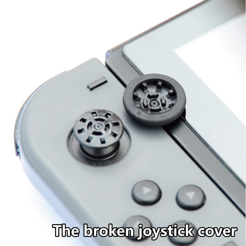 Skull & Co. Replacement Joystick Covers for Switch Lite (Repair Parts) - Lite Gray - Image 2